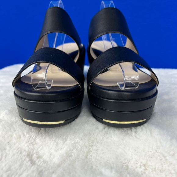 🚫|•GRAND AMBITION COLE HAAN•| Black Sandals Platform Dual Strap Size 8 - Picture 4 of 15